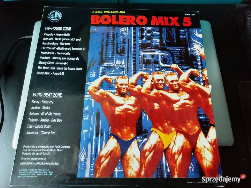 Bolero Mix 5 Vinyl 12 Bianco Y Negro Italo Disco płyta winylowa Tychy sprzedam
