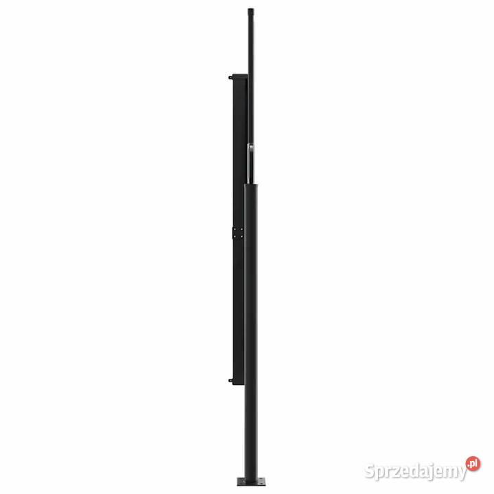 vidaXL Zwijana markiza boczna ciemnozielona