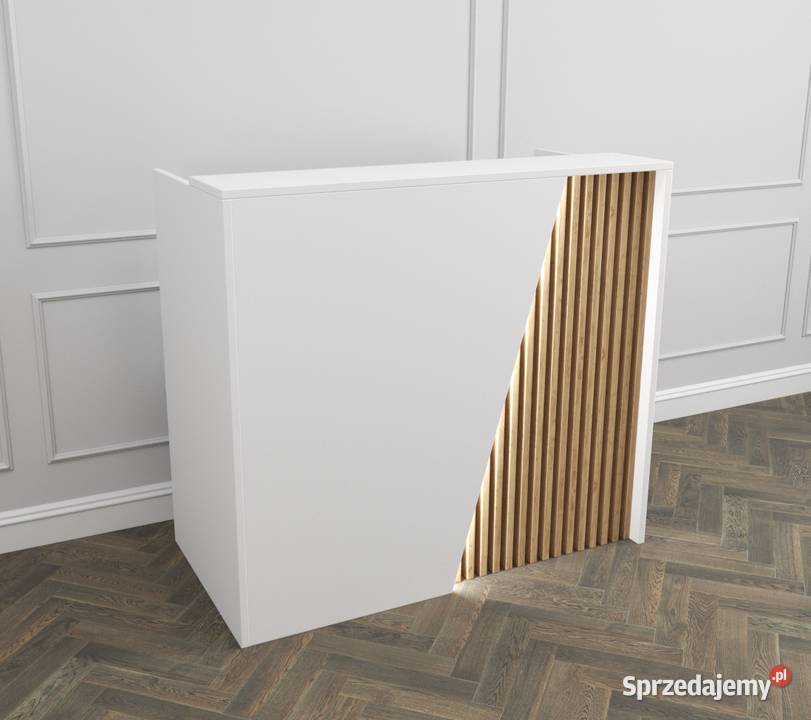 Lada recepcyjna z lamelami Recepcja Lefkada Warszawa