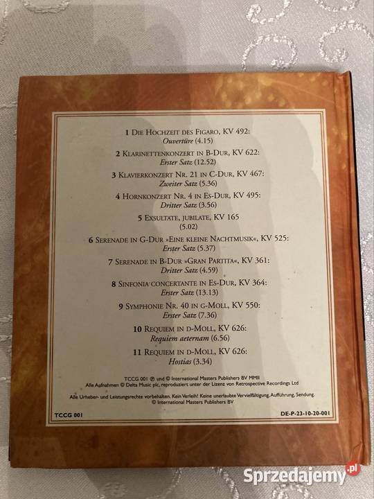 Płyta Cd Album Mozart Musikalische Meisterwerke 1 płyta Czerwionka-Leszczyny