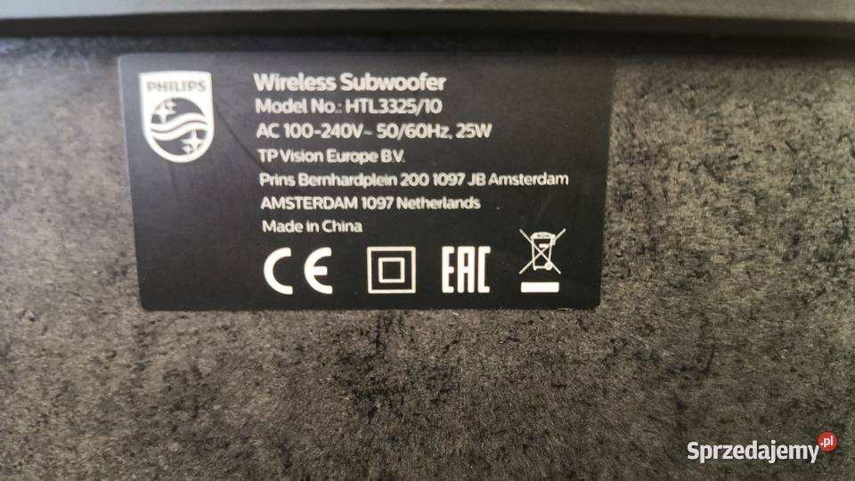 Soundbar PHILIPS HTL332510 Katowice