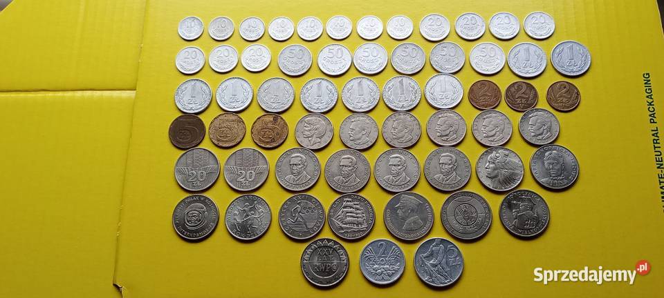 Stare monety 60 monet 1974 do 1988 PRL Polska Lesko
