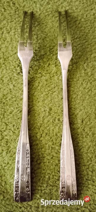 2 posrebrzane widelce do wędlin firmy HEFRA wzór Katowice sprzedam