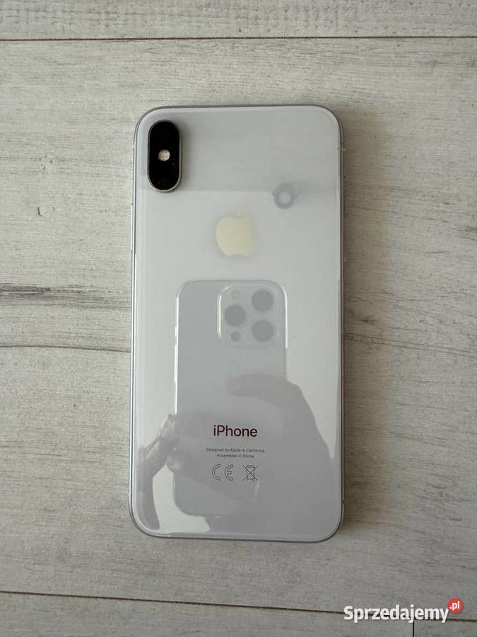 iPhone X 10 256GB srebrny Silver STAN IDEALNY Łódź