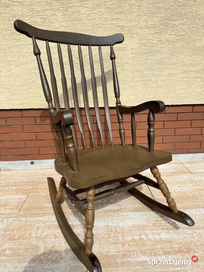 Fotel bujany bujak na biegunach prl retro mazowieckie Garwolin