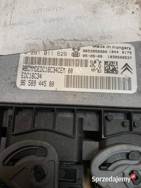 Komputer sterownik silnika citroen c4 I 16 hdi Szczecin