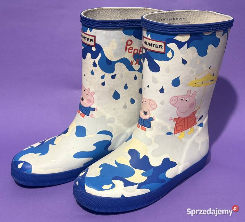 Kalosze Hunter Świnka Peppa rozmiar 31 dziewczynka