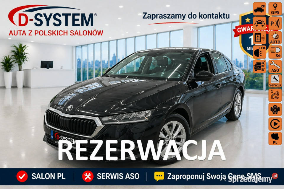 koda Octavia 2022 Salon Polska 1Właściciel ledy aluminiowe felgi Białystok