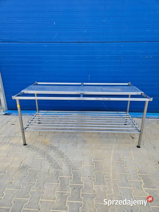 Stół masarski brak desek 190x100x85 Gastronomia wielkopolskie Krotoszyn sprzedam