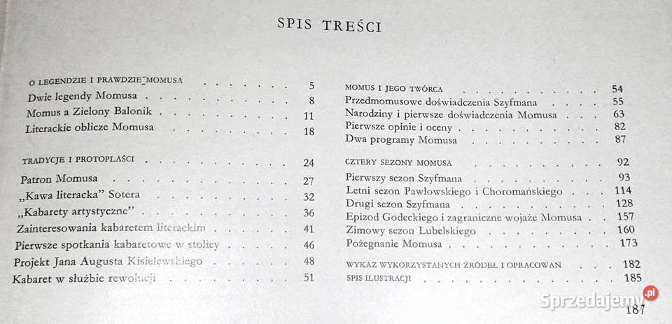 Warszawski Kabaret ArtystycznoLiteracki Momus H Chełm