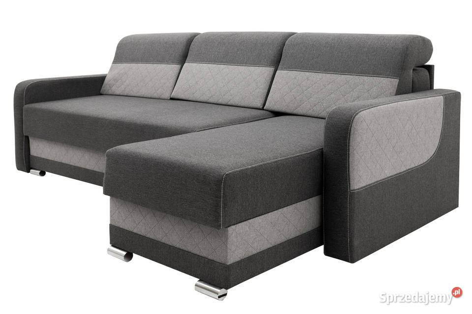 Narożnik Szary z Funkcją Spania FOX Rzeszów