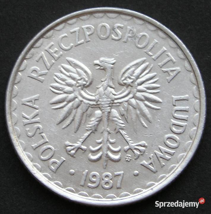 POLSKA 1 ZŁOTYCH 1987