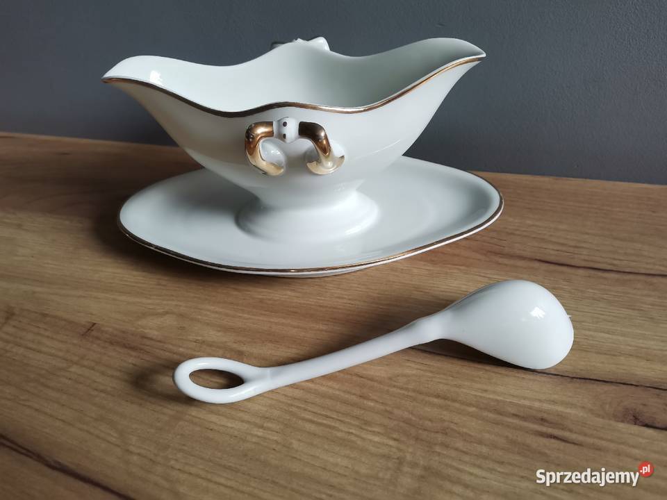 Stara przedwojenna sosjerka porcelana Ćmielów Porcelana i szkło Katowice sprzedam