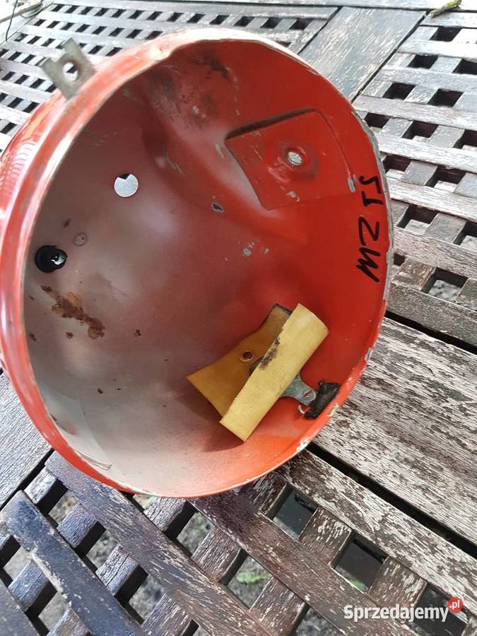 Lata 70teCzerwona obudowaskorupa lampy MZ TS sprzedam