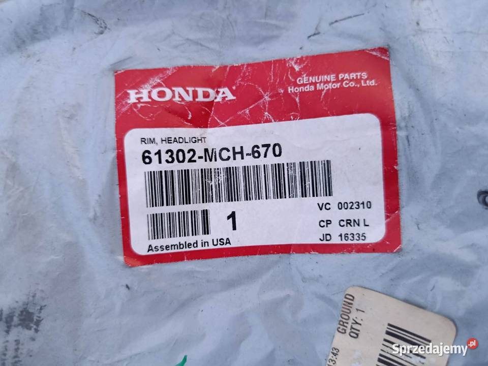 Honda VTX 1300 1800 OBUDOWA LAMPY PRZÓD