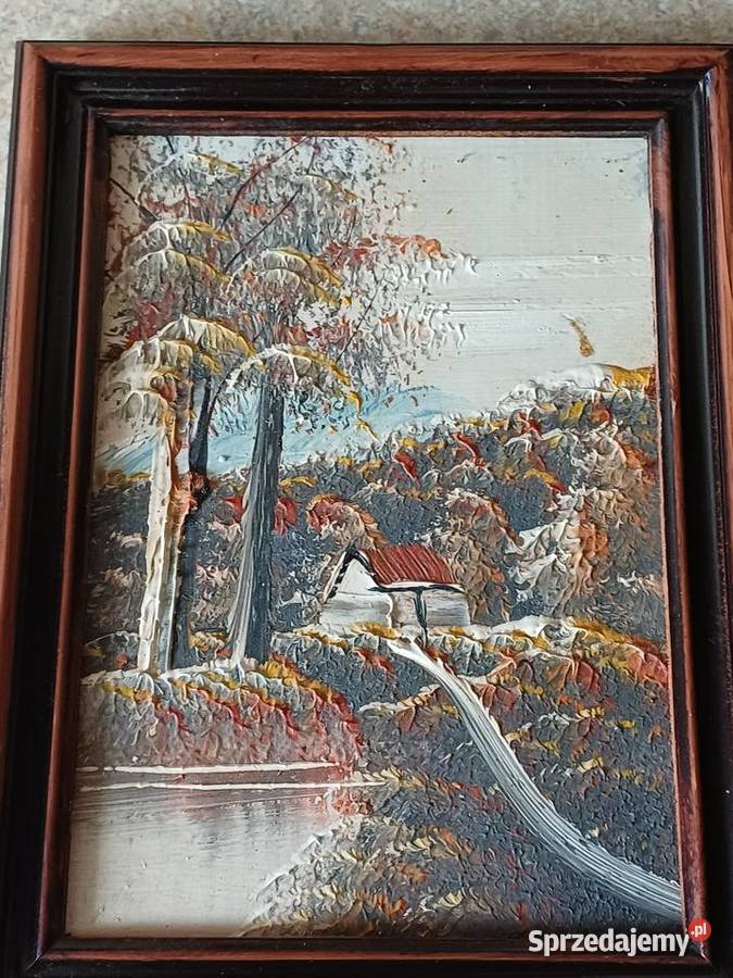 vintage obrazki malowane ręcznie