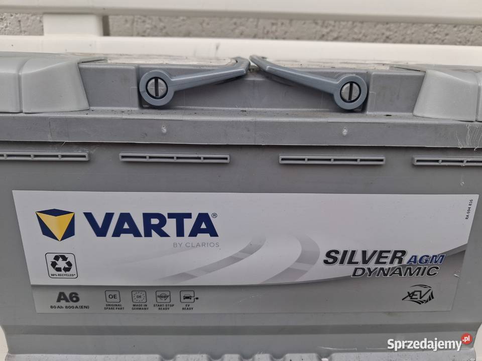Akumulator VARTA Dynamic AGM A6 80ah 800A 12V Motoryzacja Kamień Pomorski