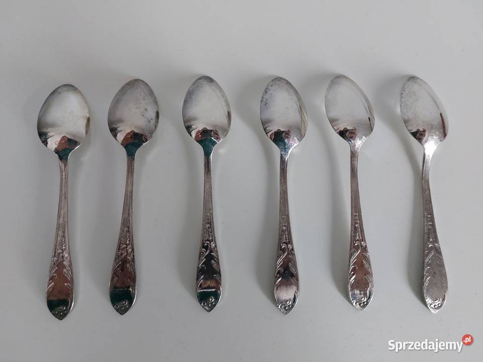 6 małych retro łyżeczek vintage kuchnia Poznań