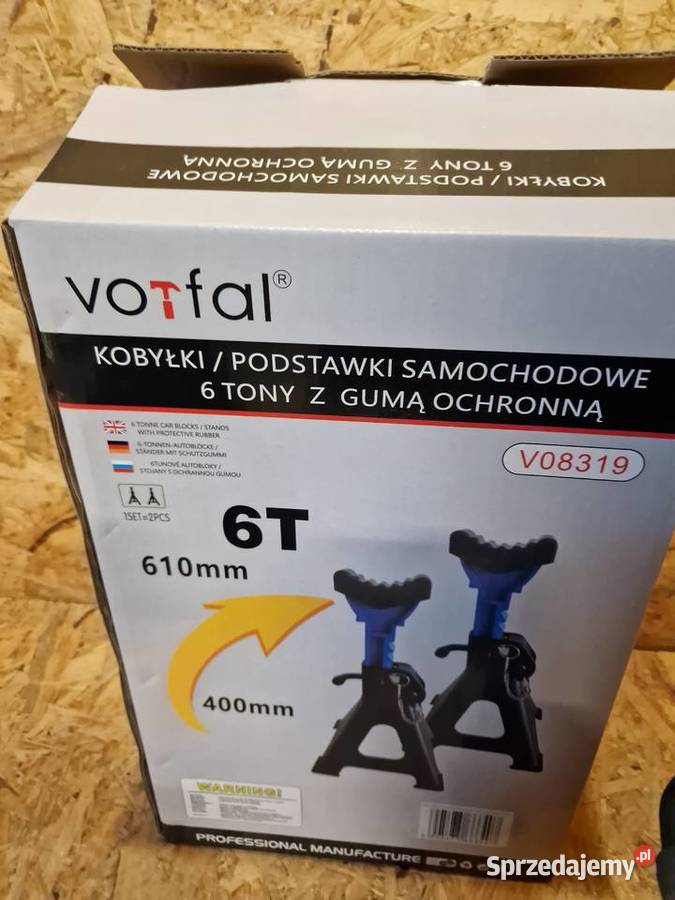 2X KOBYŁKI 6T PODSTAWKI WARSZTATOWE PODPORY Z Narzędzia