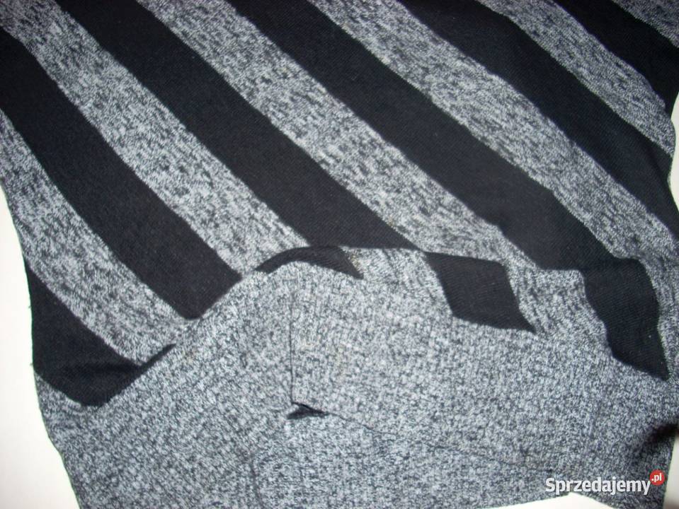 Sweter Sweterek czarny szary 40 L Nowy Sącz