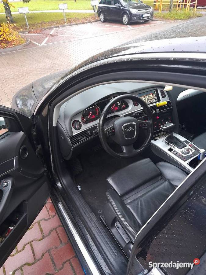 Audi a6 c6 30 tdi 240 czarna opony zimowe świeże Tychy