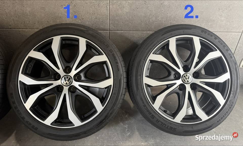 19 VW T7 T6 T5 felgi koła komplet 5x120 85J ET45 Lubasz