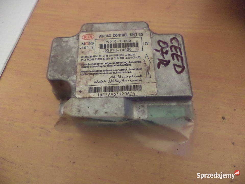 KIA CEED 2007 MODUL SENSOR PODUSZEK 9591001H000 Turek