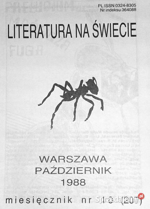 Literatura na świecie 10 207 1988 Chełm
