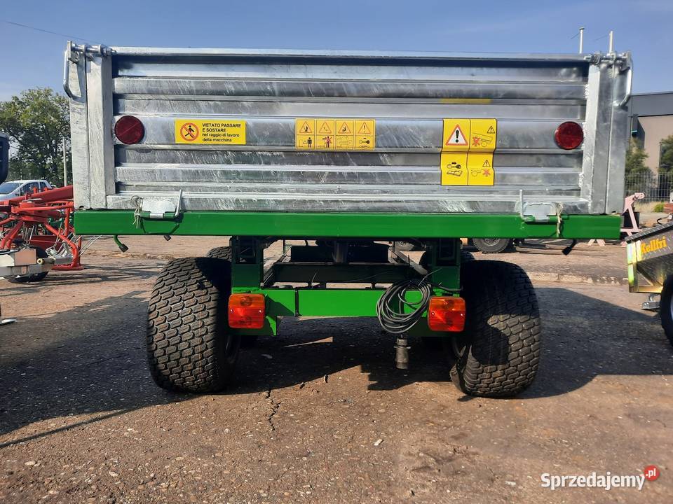Przyczepa 25 tony kiper TANDEM Kellfri Kubota Tarnów
