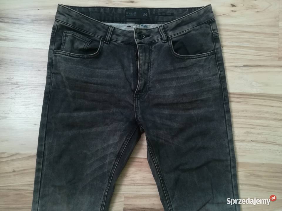 Spodnie meskie jeans dzins szare rozmiar M Gorajec-Stara Wieś
