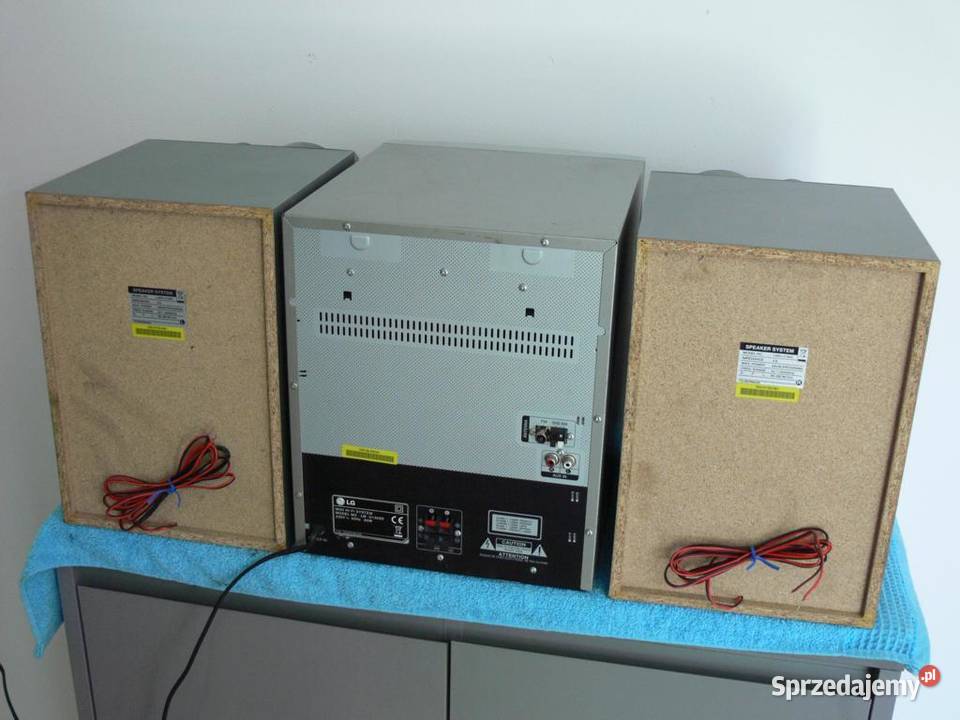 Wieża LG z kol USB mp3 RDS 360 wat sprawna Wieże i miniwieże Jasło