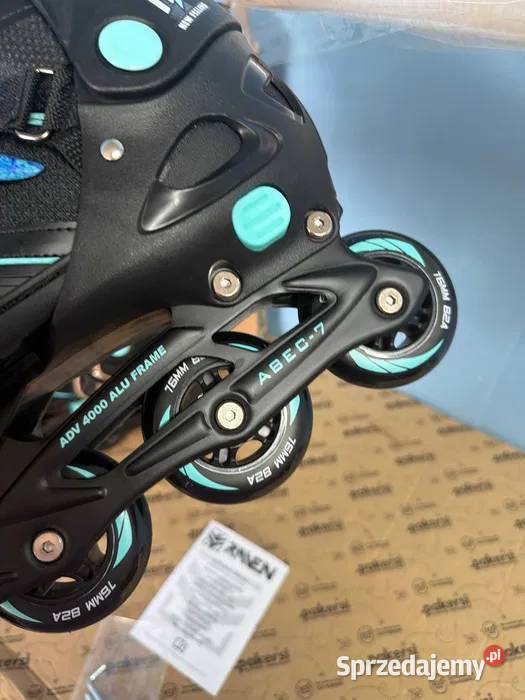 Rolki regulowane RAVEN Pulse BlackCyan 4043 Głuchów Górny sprzedam