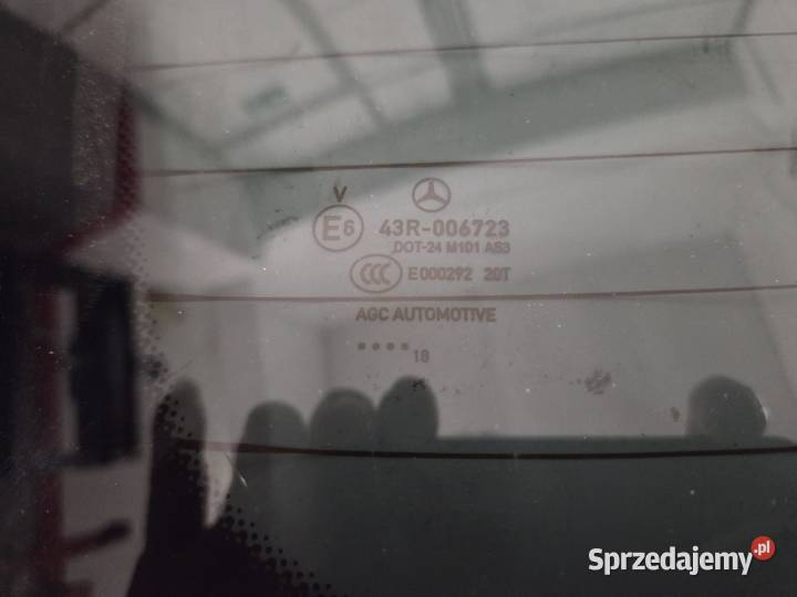 Szyba tylna Mercrdes GLC 300 W253 A2537400700 osobowe Lubliniec sprzedam