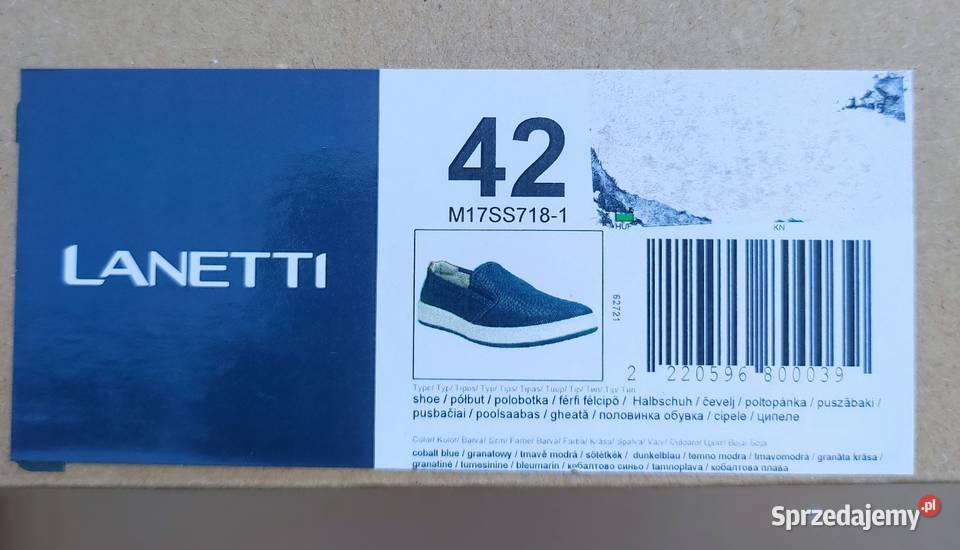 Buty Gino Lanetti męskie rozmiar 42 nowe z metką podlaskie sprzedam