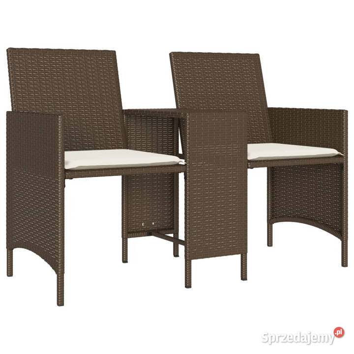 2os sofa ogrodowa ze stolikiem i stołkami brąz mazowieckie Warszawa