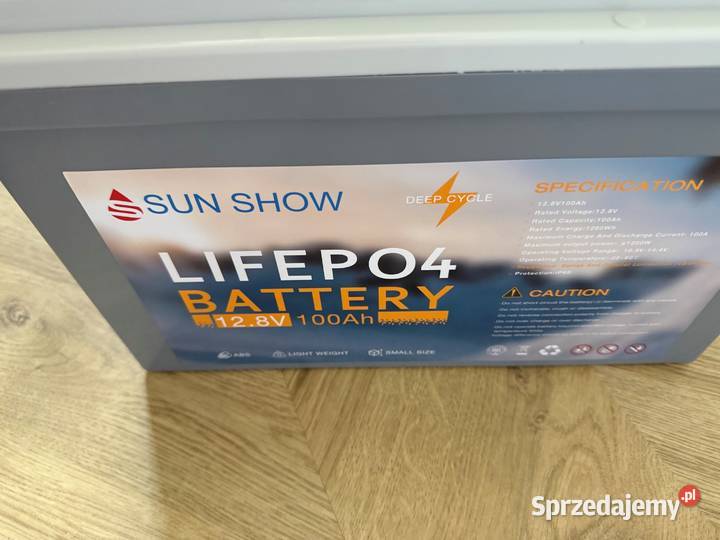 Akumulator bateria LiFePO4 100Ah wyświetlacz podkarpackie Brzozów