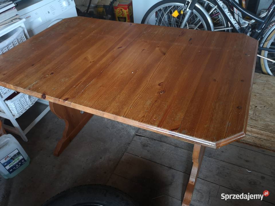 Stół drewniany 125dl,80szer