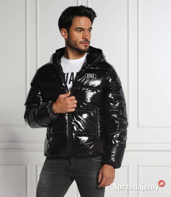 Kurtka puchowa Dsquared2 regular fit błyszcząca podlaskie Białystok