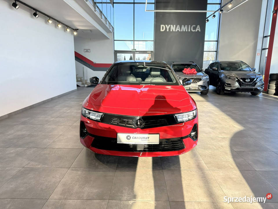 Opel Astra 12Turbo 130 M6 2023 r salon przebieg bordowy małopolskie Myślenice