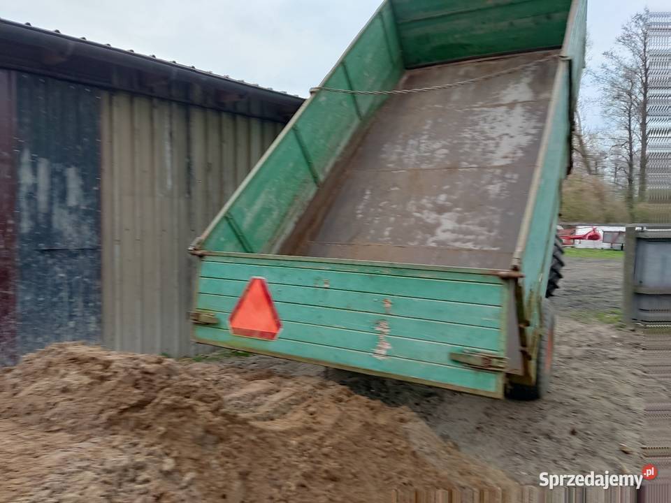 Przyczepa jedno osiowa wywrotka