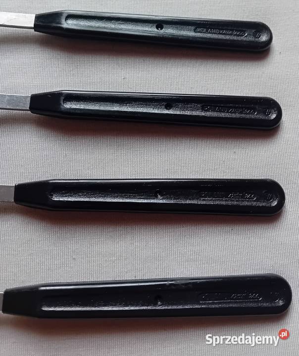 Zestaw 4 widelców z plastikowymi trzonkami Hefra