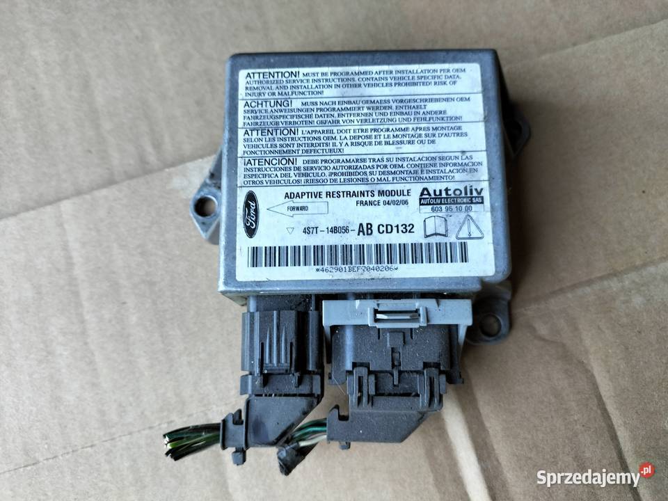 komputer sterownik moduł AIRBAG FORD MONDEO MK3 Kamień-Kolonia