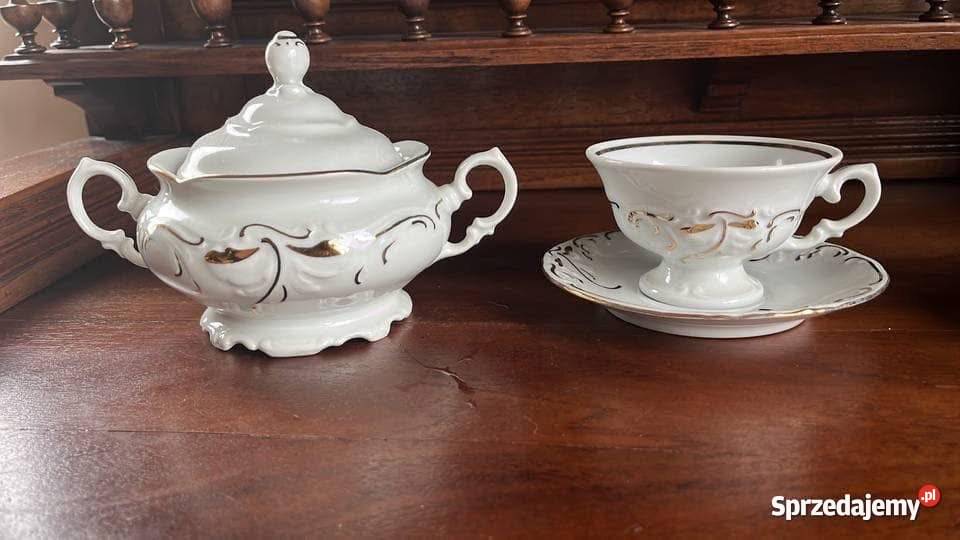 Wałbrzych Biała porcelana Półmisek Porcelana i szkło Gdańsk