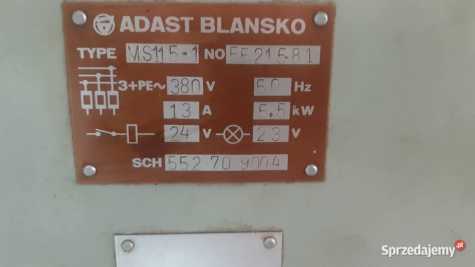 GilotynęKrajarką do papieru ADAST MS115 łódzkie Wola Krzysztoporska