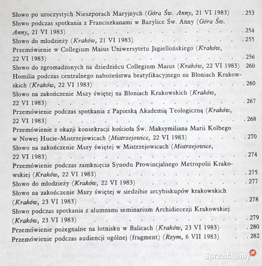 Jan Paweł II w Polsce 19791983 Homilie i Chełm