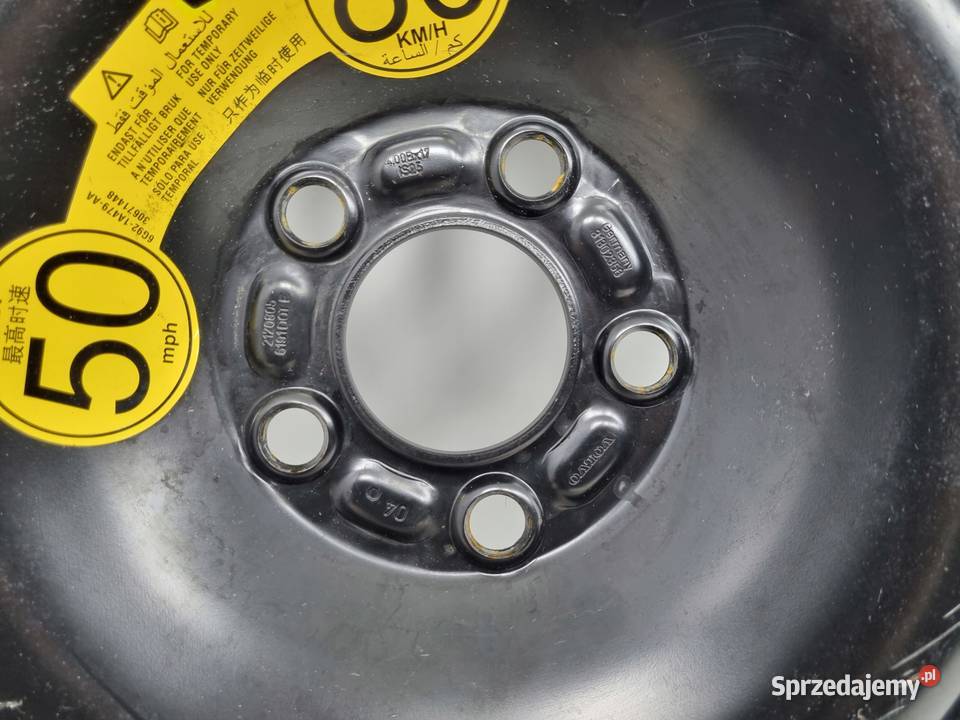 KOŁO DOJAZDOWE 12580 R17 31302356 5x108 Volvo Samochodowe