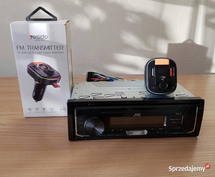 Radio samochodowe JVC KDX151 USB 1 DIN Radioodtwarzacze Kluczbork sprzedam