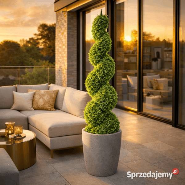 Sztuczny bukszpan żywy Premium w doniczce 120 Golkowice