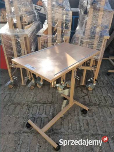 KOMPLET Łóżko rehabilitacyjne elektryczne stolik sprzedam