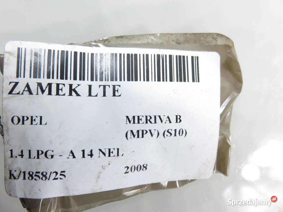 ZAMEK LEWY TYLNY OPEL MERIVA B MPV S10 13432376 sprzedam